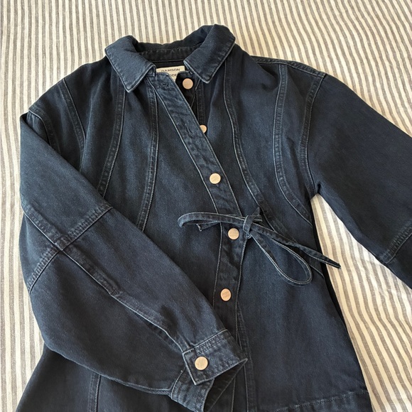 Damson Madder Jackets & Blazers - Dark Blue Women's Jean Jacket